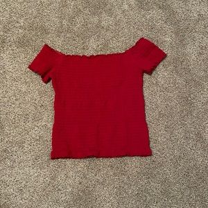 Red Hollister top